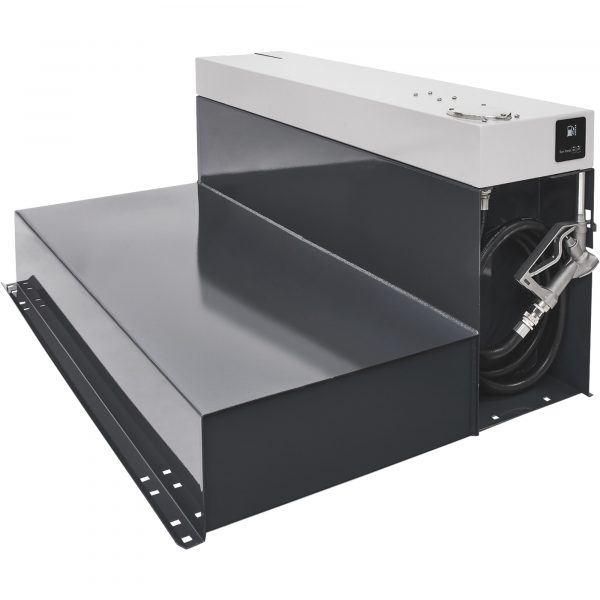 GPI GOAT Elite Mobile Refueling System 100-Gallon L-Shape Tank 2-Tone Gray Model GTE100L