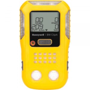 Honeywell Wearable Clip-On Multi-Gas Monitor Model BWC4-Y-N