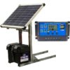 Western Global Solar Panel Battery Charger Kit 50 Watts Model SPK-050-ABK
