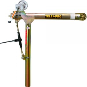 OZ Lifting Products Tele-Pro Davit Crane 1200lbs Capacity 57 14in Height OZTP1200DAV