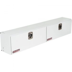 Weather Guard Super-Side Side-Mount Truck Tool Box Steel Brite White 90.25in x 16.25in x 18in Model 291-3-02