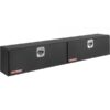 Weather Guard Super-Side Side-Mount Truck Tool Box Aluminum Textured Matte Black Powder-Coat 90.25in x 16.25in x 18in Model 391-52-02
