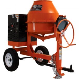 Brave Pro Gas-Powered Steel Drum Concrete Mixer 9 Cu. ft Model BRPCM109H