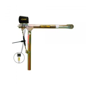 OZ Lifting Products Tele-Pro Davit Crane with AC Winch 500lbs Capacity 58 1/4in Height OZTP500DAV-ACW