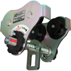 OZ Lifting Products Manual Plain Trolley 2-Ton Capacity 3.75-8in Flange Width OZ2PBTA