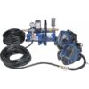 Allegro 2-Worker Full Mask Respirators Two 50Ft . Breathing Air Hoses One 3/4 HP Pump Model 9200-02