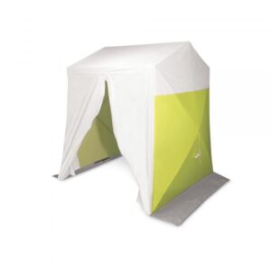 Allegro Deluxe Work Tent 6ft L x 6ft W White/Hi-Viz Lime Model 9401-66