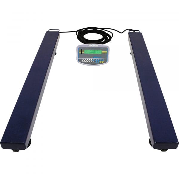 Adam Equipment Pallet Beam Set with LCD Scale 2200-Lb. Capacity 2 Beams AELP 1000 (GK)