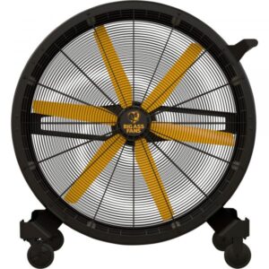 Big Ass SideKick Mobile Fan Black/Yellow 48in Model F-SK1-4801