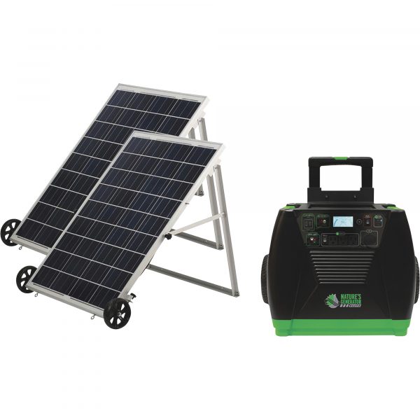 Nature’s Generator Elite Gold Solar Generator System 6000 Surge Watts/3600 Rated Watts Model HKNGAUEL
