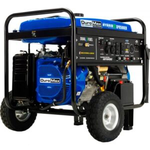 DuroMax Portable Dual Fuel Generator 8500 Surge Watts 7000 Rated Watts Electric Start Model XP8500EH