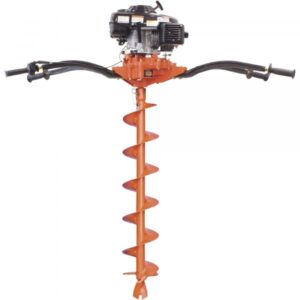 BravePro Two-Person Honda-Powered Earth Auger Powerhead GXV160 Honda Engine 2in to 18in Cutting Dia. 1 3/8in Hex Drive Shaft Model BRPA265H