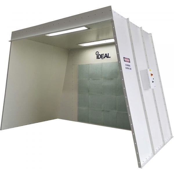 Ideal Open-Front Paint Booth 3-Phase Model PSB-AFOFB1388-3PH-230V-AK