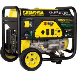 Champion Power Equipment Portable Dual Fuel Generator 6900 Surge Watts 5500 Rated Watts Model 100231