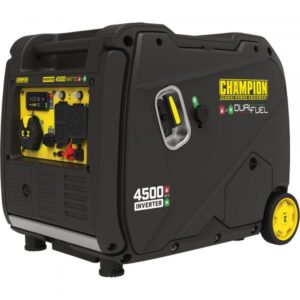 Champion Power Equipment Portable Dual Fuelin verter Generator 4500 Surge Watts 3500 Rated Watts Electric Start CARB Compliant Model 200991