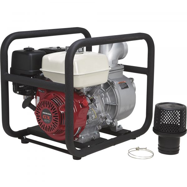 NorthStar Self-Priming Semi-Trash Water Pump 4in Ports 23040 GPH 3/4in Solids Capacity 270cc Honda GX270 Engine