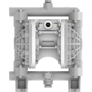 Versa-Matic Air-Operated Double Diaphragm Pump 1/2in Ports 15 GPM Polypropylene Santoprene Diaphragm Model E5PP6X659D