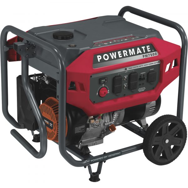 Powermate P0081400 Portable Generator 9,400 Peak/7,500 Rated Watts CARB Compliant - Image 2