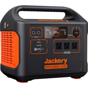 Jackery Explorer 1500 Portable Power Station 3600 Surge Watts 1800 Rated Watts Model G1534A1800AH