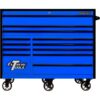 Extreme Tools 12-Drawer Roller Cabinet 55in x 25in D Blue/Black Model RX552512RCBLBK-X