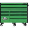 Extreme Tools 12-Drawer Roller Cabinet 55in x 25in D Green/Black Model RX552512RCGNBK-X