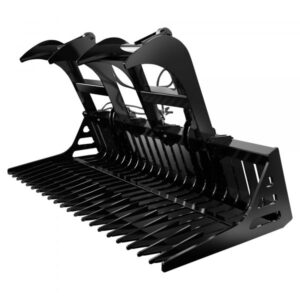 BE Ag & Industrial Skid Steer Grapple Bucket 60in W Bucket Model BE-SSGB60