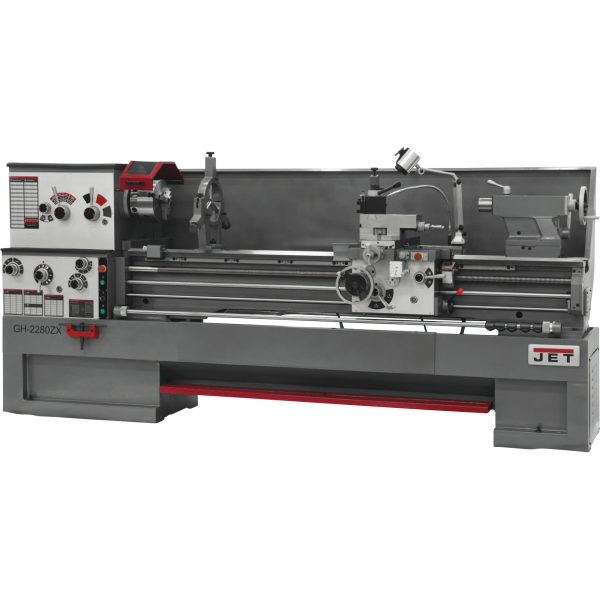 JET ZX Large Spindle Bore Metal Lathe 22in. x 80in. Model GH-2280ZX