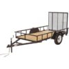 Carry-On Trailer 5ft. x 8ft. Wood Deck Trailer with Ramp Gate 2215-Lb. Load Capacity Model 5X8GW