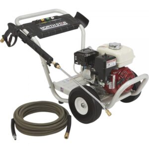 NorthStar Gas Cold Water Pressure Washer 3300 PSI 2.5 GPM Honda Engine Aircraft-Grade Aluminum Frame Model 157132