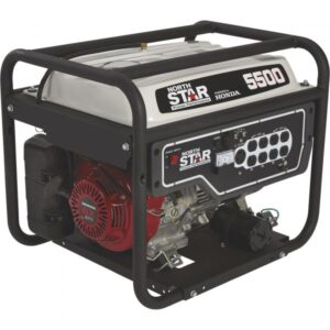 NorthStar Portable Generator with Honda GX270 Engine 5500 Surge Watts 4500 Rated Watts CARB Compliant