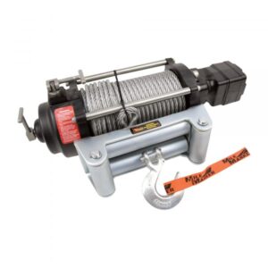 Mile Marker H-Series 12 Volt DC Powered Hydraulic Winch 10500-Lb. Capacity Galvanized Aircraft Cable Model H10500