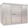 Vestil Galvanized Storage Building 110in L x 78in x 78in H Model STOR-96-G-W-1RH