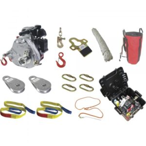 Portable Winch Gas-Powered Capstan Winch Hunting Kit 2200-Lb. Pulling Capacity 2.1 HP Honda GHX-50 Engine Model PCW5000-HK