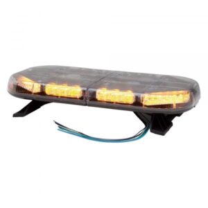 Whelen 22in Mini Justice Super-LED Light Bar Class 1 Amber Lens Permanent Mount Model MJEP1A