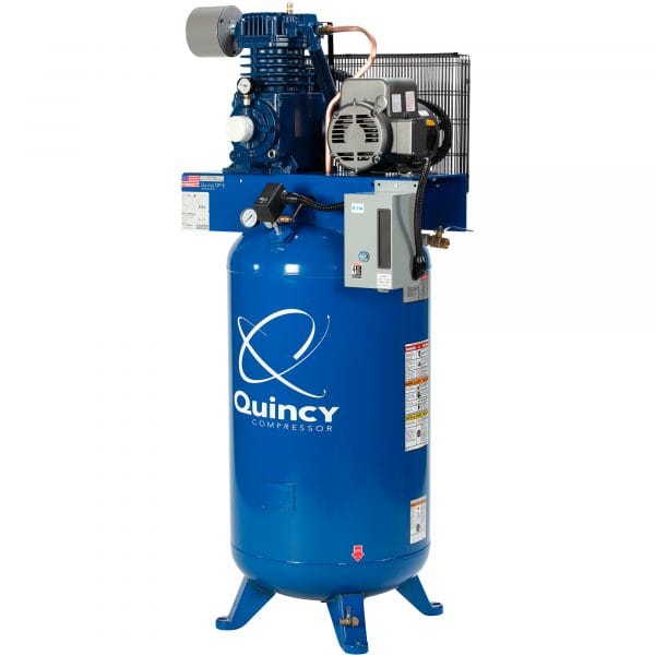 Quincy QP-5 351CS80VCB Pressure Lubricated Reciprocating Air Compressor
