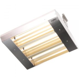 TPI THSS Series Mul-T-Mount Electricin door/Outdoor Quartzin frared Heater 16382 BTU 240 Volts Stainless Steel Model 223-60-THSS-240V
