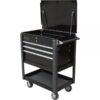 Homak 4-Drawerindustrial Service Cart Black Model BK06032000