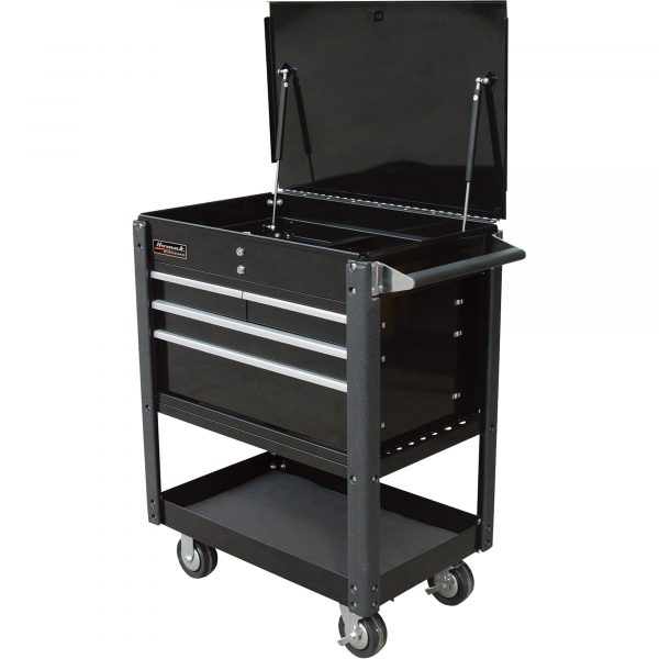Homak 4-Drawerindustrial Service Cart Black Model BK06032000