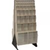 Quantum Storage Double Sided Floor Stand Unit — 16in x 23 5/8in x 52in Size Ivory Model QFS 248-76 I