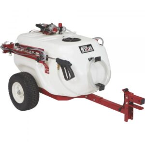 NorthStar Tow-Behind Trailer Boom Broadcast and Spot Sprayer 61-Gallon Capacity 5.5 GPM 12V DC