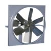 Canarm Belt Drive Wall Exhaust Fan with Cabinet Back Guard and Shutter 24in 7207 CFM 3-Phase Model XB24CBS30100M