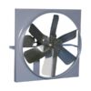 Canarm Belt Drive Wall Exhaust Fan with Cabinet Back Guard and Shutter 48in 27422 CFM 3-Phase Model XB48CBS30300M