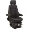 K & M Mechanical Suspension Tractor Seat for Excavators Black Model 8036