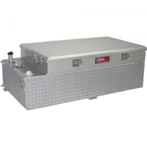 RDS Aluminum Transfer Fuel Tank Toolbox Combo 90 Gallon Rectangular Diamond Plate Model 71788