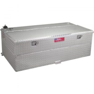 RDS Aluminum Transfer Fuel Tank Toolbox Combo 95 Gallon Rectangular Diamond Plate Model 71799
