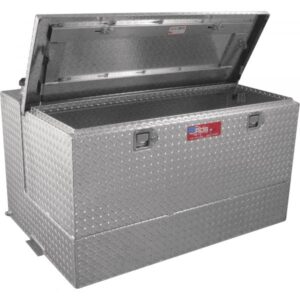 RDS Aluminum Transfer Fuel Tank Toolbox Combo 95 Gallon Rectangular Diamond Plate Model 72367