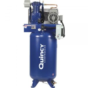 Quincy QT-7.5 271C80VCBM Splash Lubricated Reciprocating Air Compressor