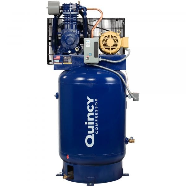 Quincy QT-10 P2103DS12VCB46M Splash Lubricated Reciprocating Air Compressor