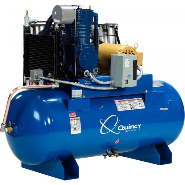 Quincy QT-10 P2103DS12HCB23M Splash Lubricated Air Compressor