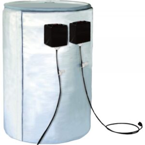 BriskHeat Full-Coverage Drum Heater 55-Gallon 3200 Watts 240 Volts Dual Zone Model FGDHC55240D